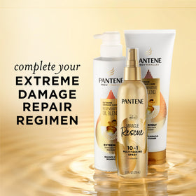 Pantene bottle on bathroom counter suggesting daily use in routine