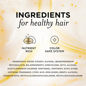 Pantene conditioned hair styled and shiny showing improved manageability and finish