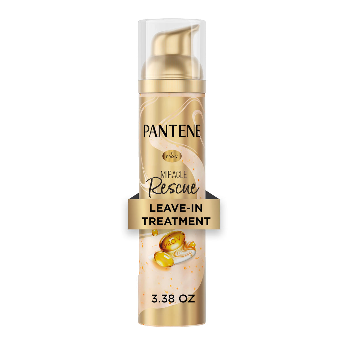 Pantene front bottle showing label and instant repair benefits