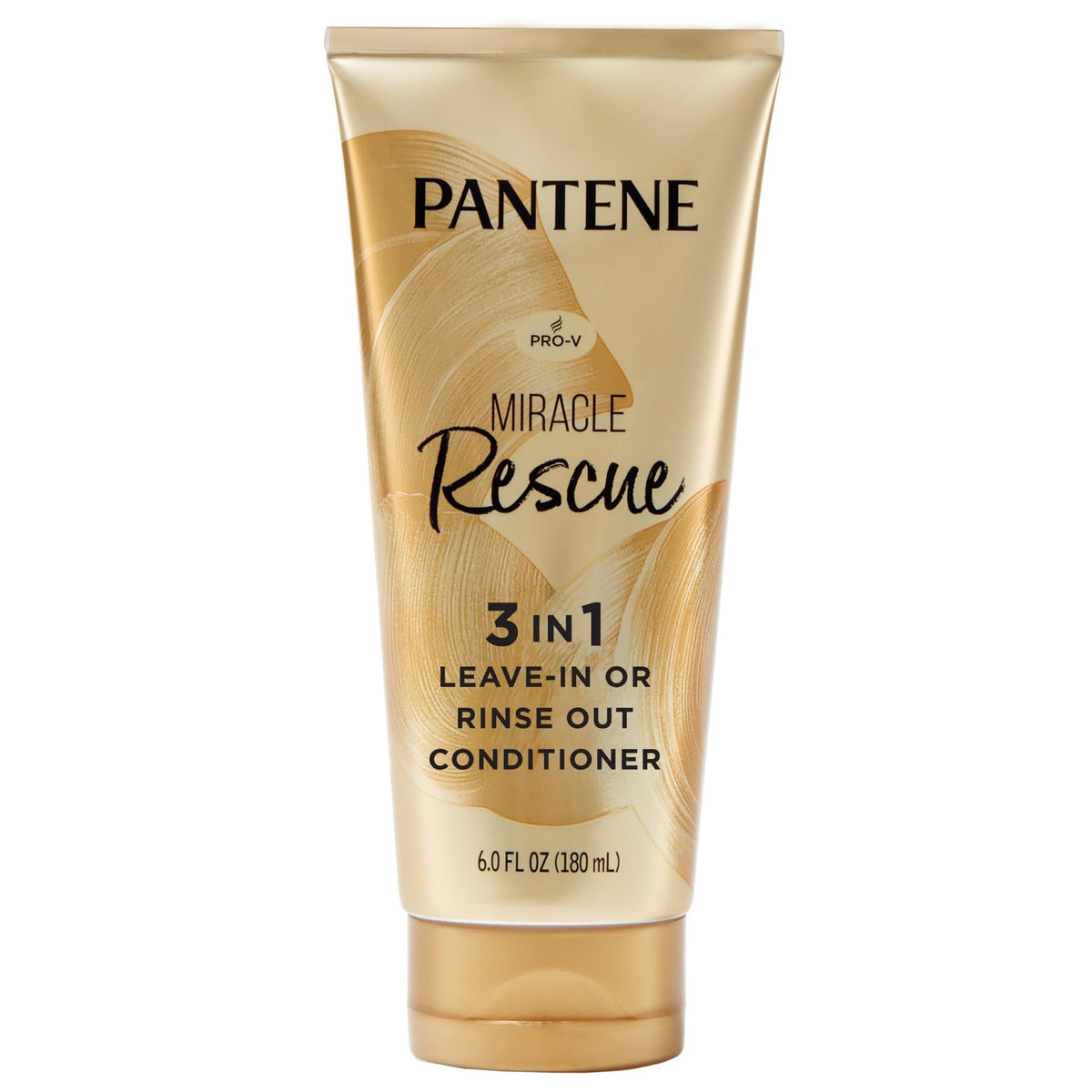Pantene front packaging showing Miracle Rescue 3-in-1 and benefits