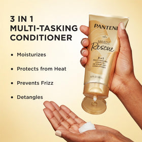 Pantene pump and cap detail highlighting easy dispensing advantage