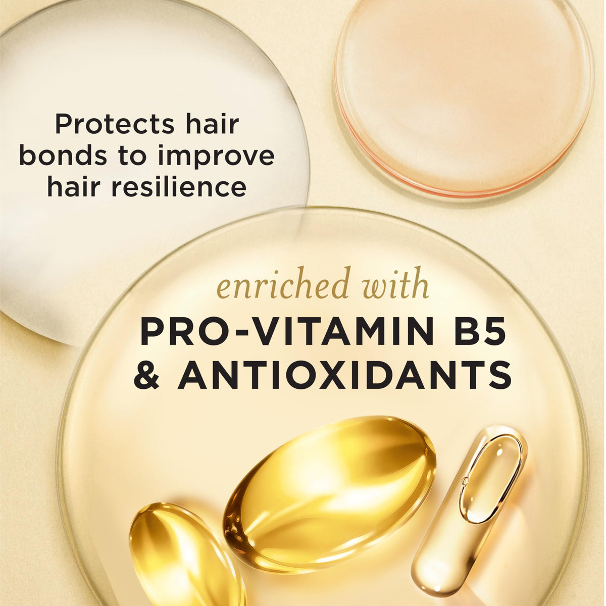 Pantene used before heat styling as protectant to reduce damage