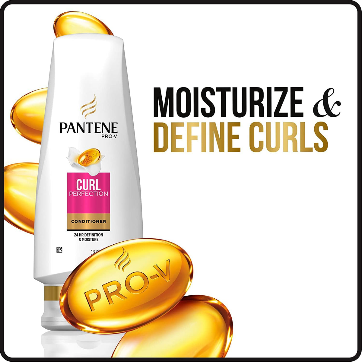 Pantene conditioner pouring into hand for easy application