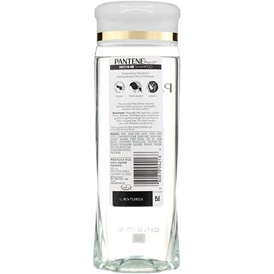 Pantene bottle on bathroom shelf illustrating storage convenience