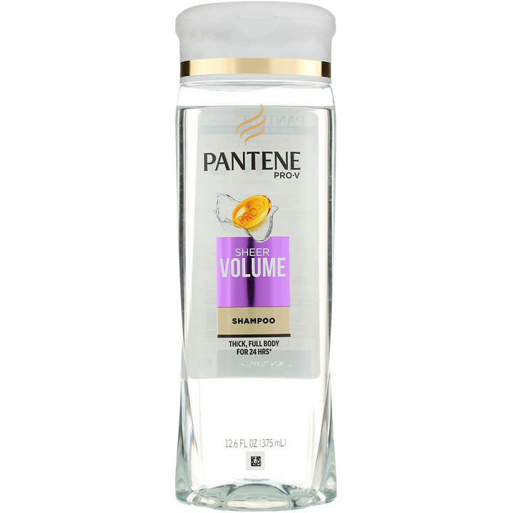 Pantene bottle front packaging showing product name and benefit