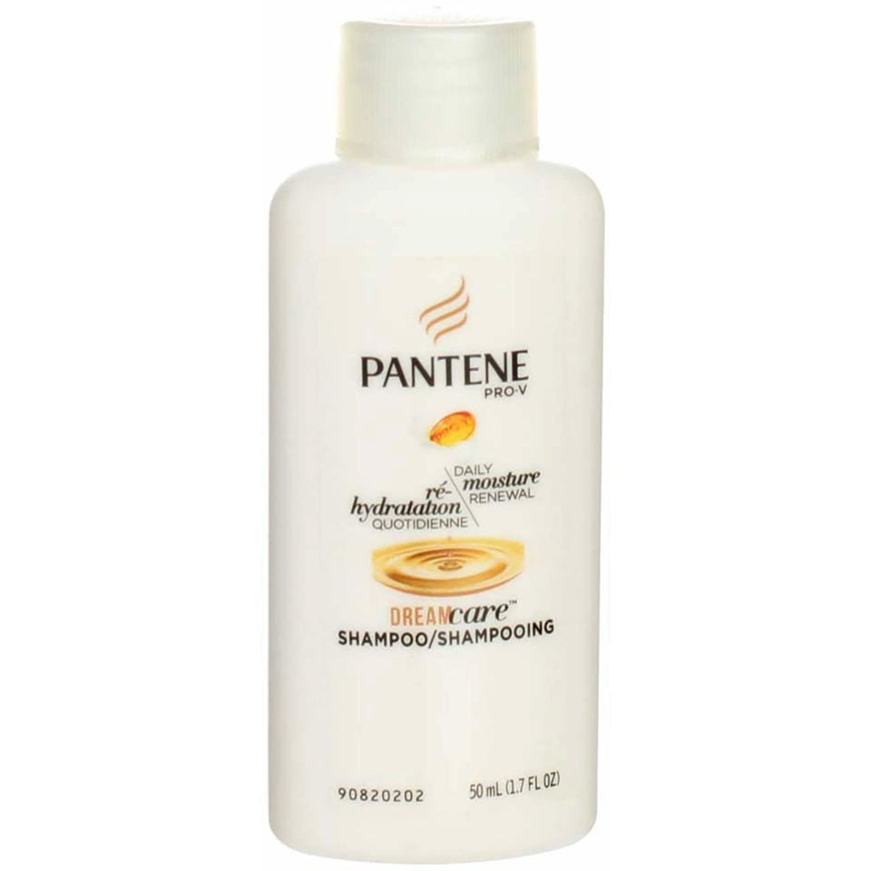 Pantene Pro-V travel pack front view showing four 1.7 oz bottles and convenience