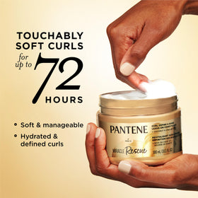 Pantene pump dispensing creamy texture for easy application