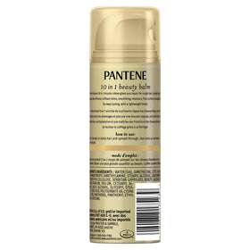 Pantene pump dispenser close-up demonstrating easy, controlled application