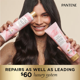 Pantene dispensing conditioner illustrating easy application and moisturize