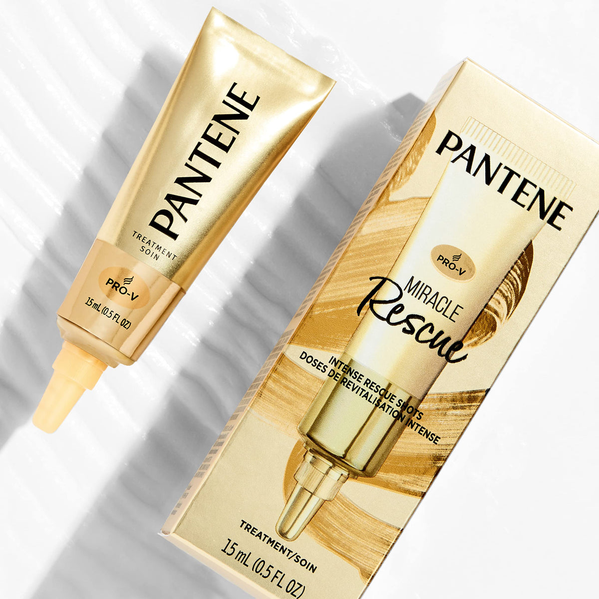 Pantene Miracle Rescue Intense Rescue Shot ampoule detail for intense repair