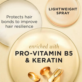 Pantene bottle beside ruler to show 5.7 oz size and travel-ready benefit