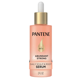 Pantene front bottle showing clear label and daily scalp support