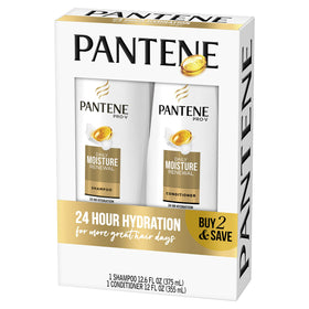 Pantene shampoo pump close-up demonstrating easy dispensing