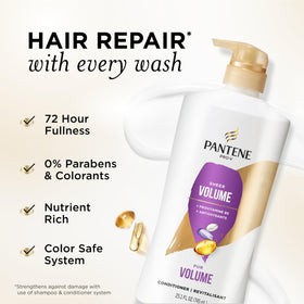 Pantene bottle pump dispensing conditioner for easy, controlled use