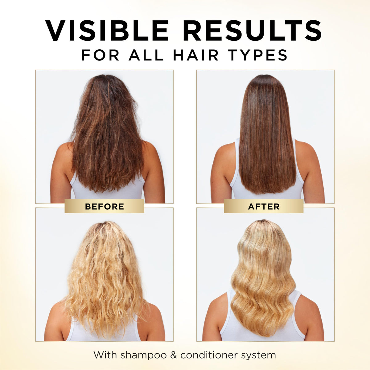 Pantene with argan and avocado oils highlighting nourishing formula