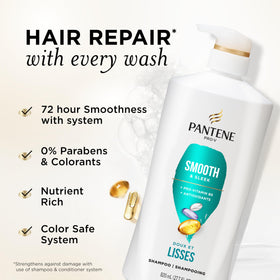 Pantene pump and cap close-up for easy dispensing and convenient use