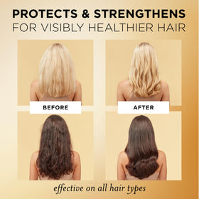 Pantene Sunkiss Glow applied to hair in sunlight for shine and sun defense