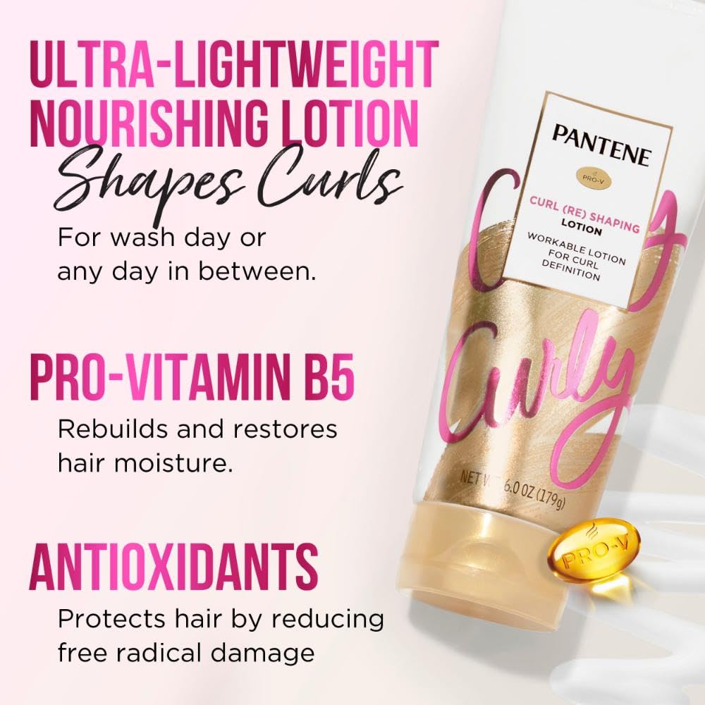 Pantene cream texture closeup showing lightweight, non-greasy formula
