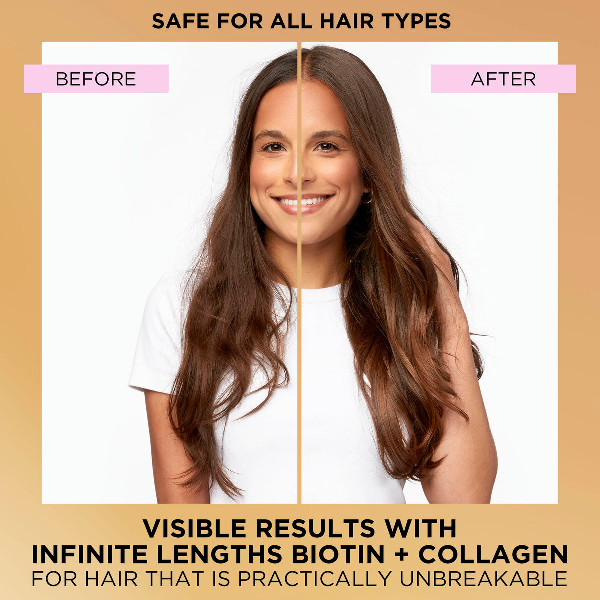 Pantene shampoo texture pouring to show creamy sulfate-free lather benefit