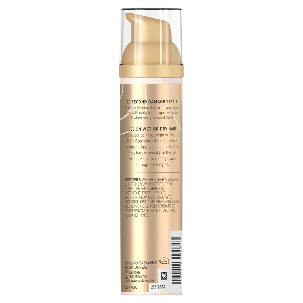Pantene on vanity styled setting showing everyday routine benefit