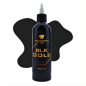 Panthera Black Gold close-up of ink texture illustrating smooth flow and dense pigment