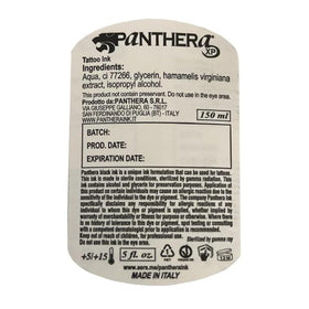 Panthera 5oz bottle next to measuring scale showing studio-ready size benefit