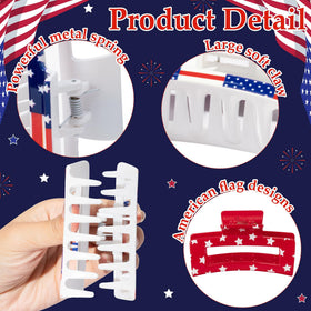 PANTIDE detailed view of stars and stripes print for clear pattern