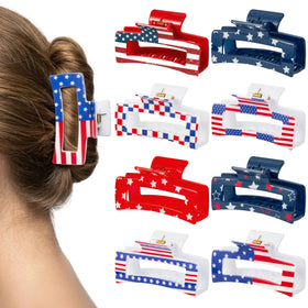 PANTIDE front view of eight flag clips showing variety and festive appeal