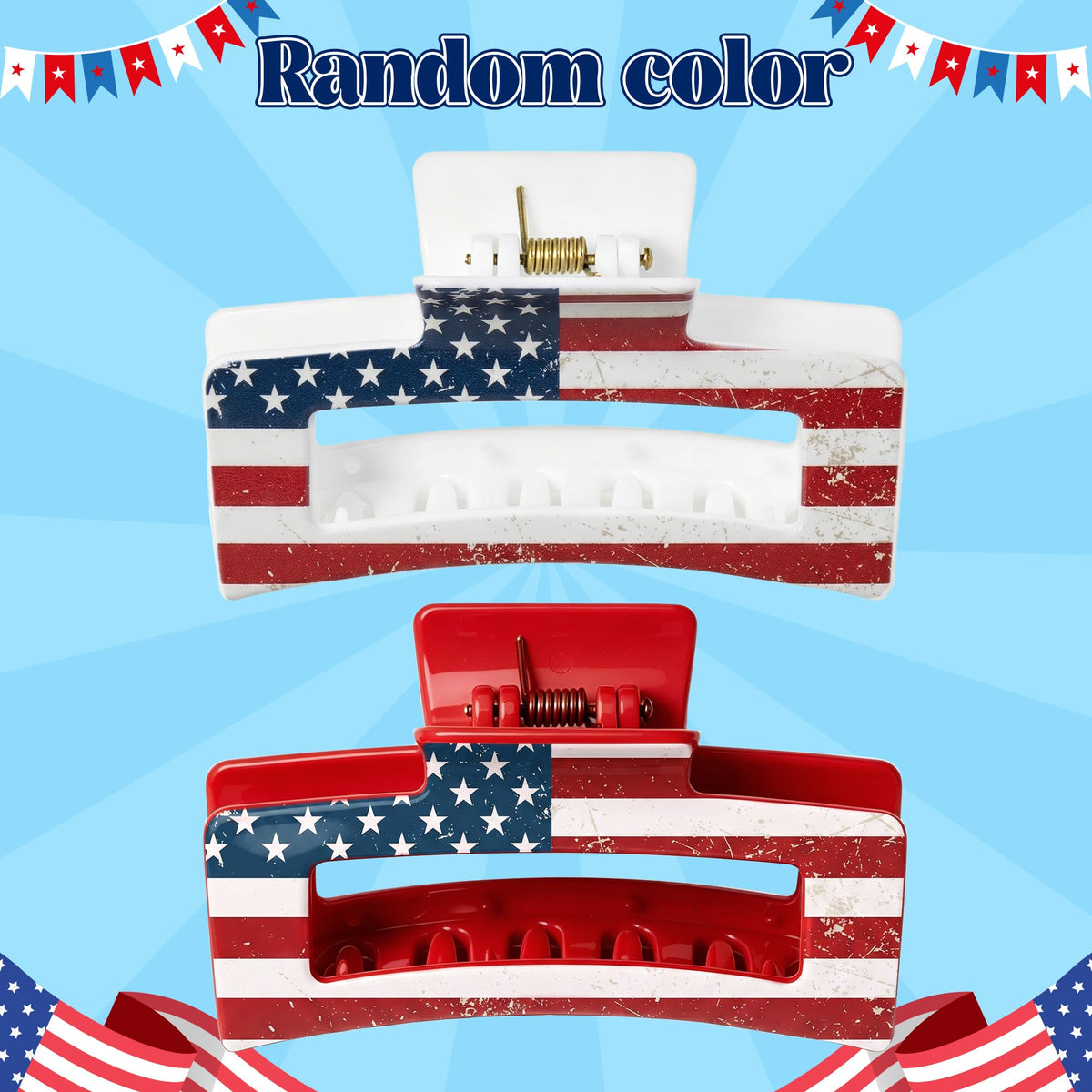 PANTIDE clips worn at a backyard party adding patriotic decoration