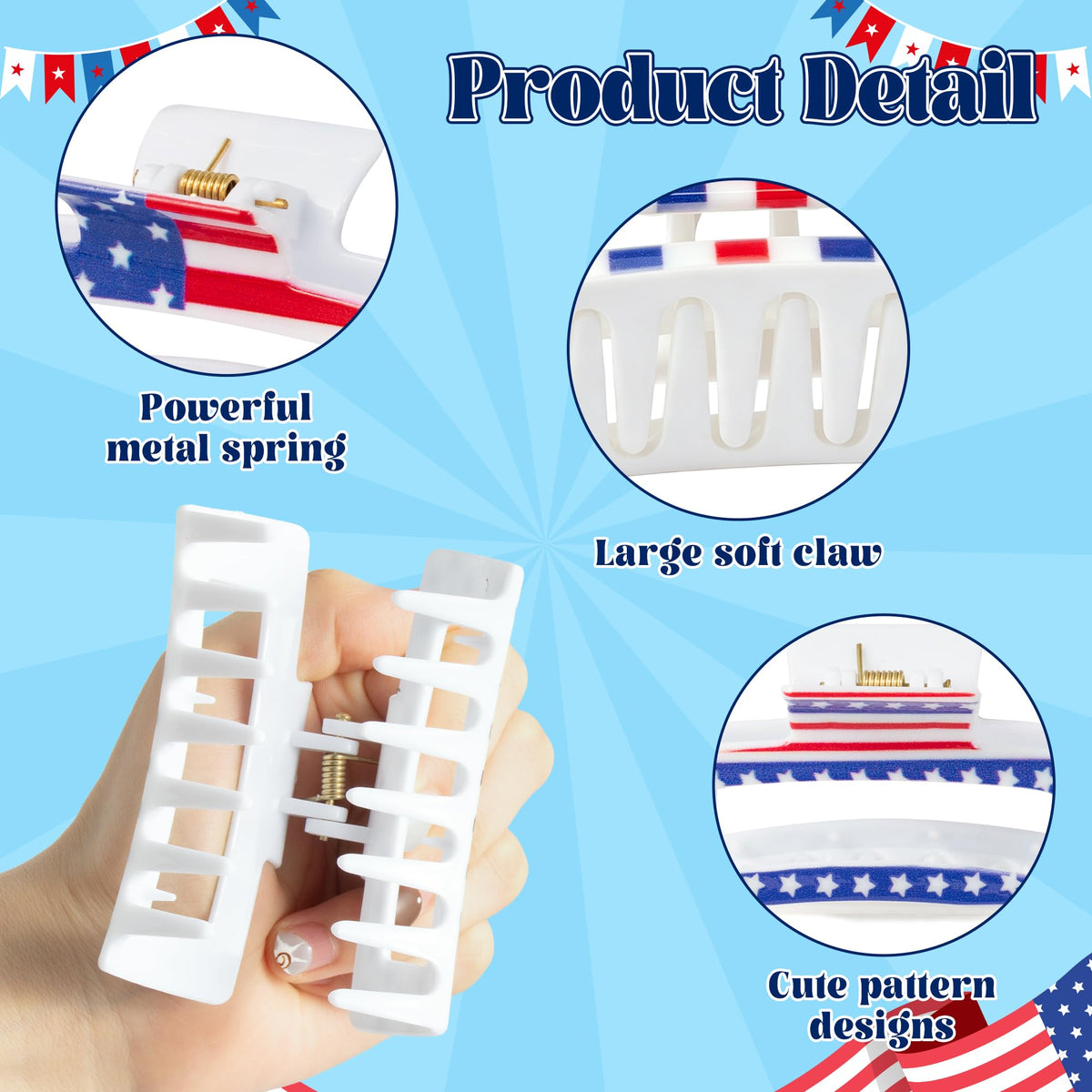 PANTIDE arrangement of eight different flag patterns for styling options