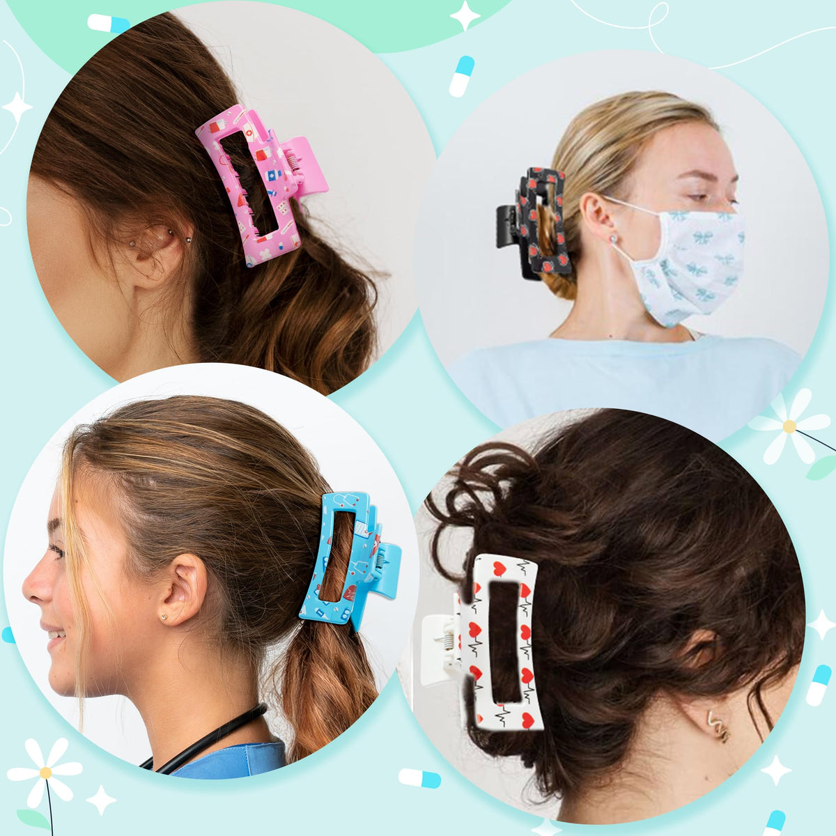 PANTIDE detailed shot of stethoscope and heart patterns for stylish appeal