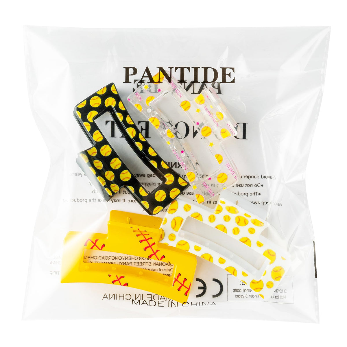 PANTIDE clips styled with game-day outfit, adding sporty decorative flair