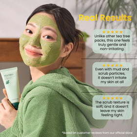 Papa Recipe mask spread on hand illustrating easy application and even coverage