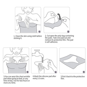 PAPABA pad applied to clean dry skin demonstrating easy application