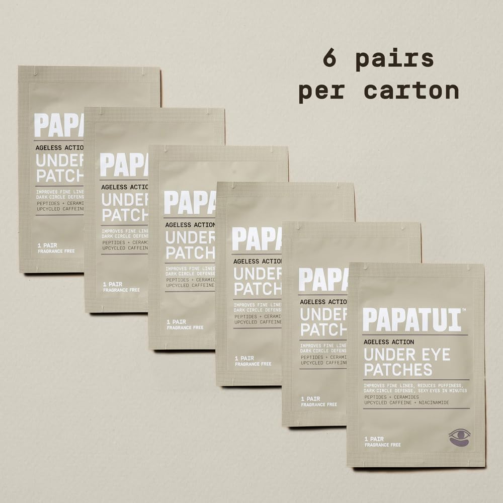 PAPATUI ingredient label close-up showing active hydrating components