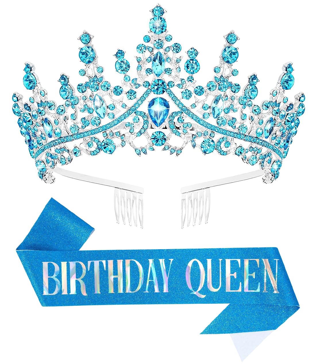 Papoopy tiara front view showing elegant design and confident look