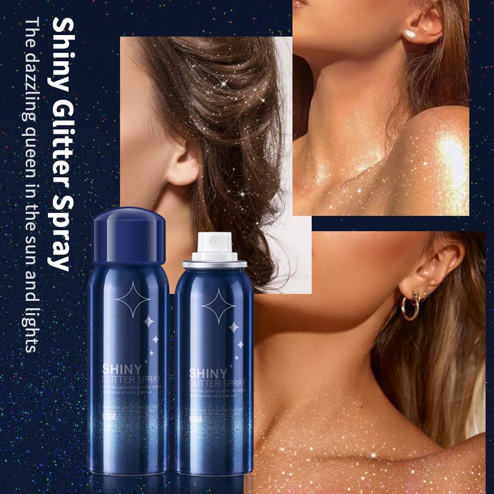 PAQIMAN mist on skin being applied for instant dewy highlight and stage-ready glow