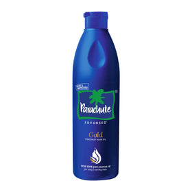Parachute Advansed front bottle showing branding and size, highlights nourishment