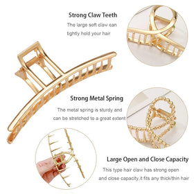 Parcce clip holding a curly updo for stable, stylish wear
