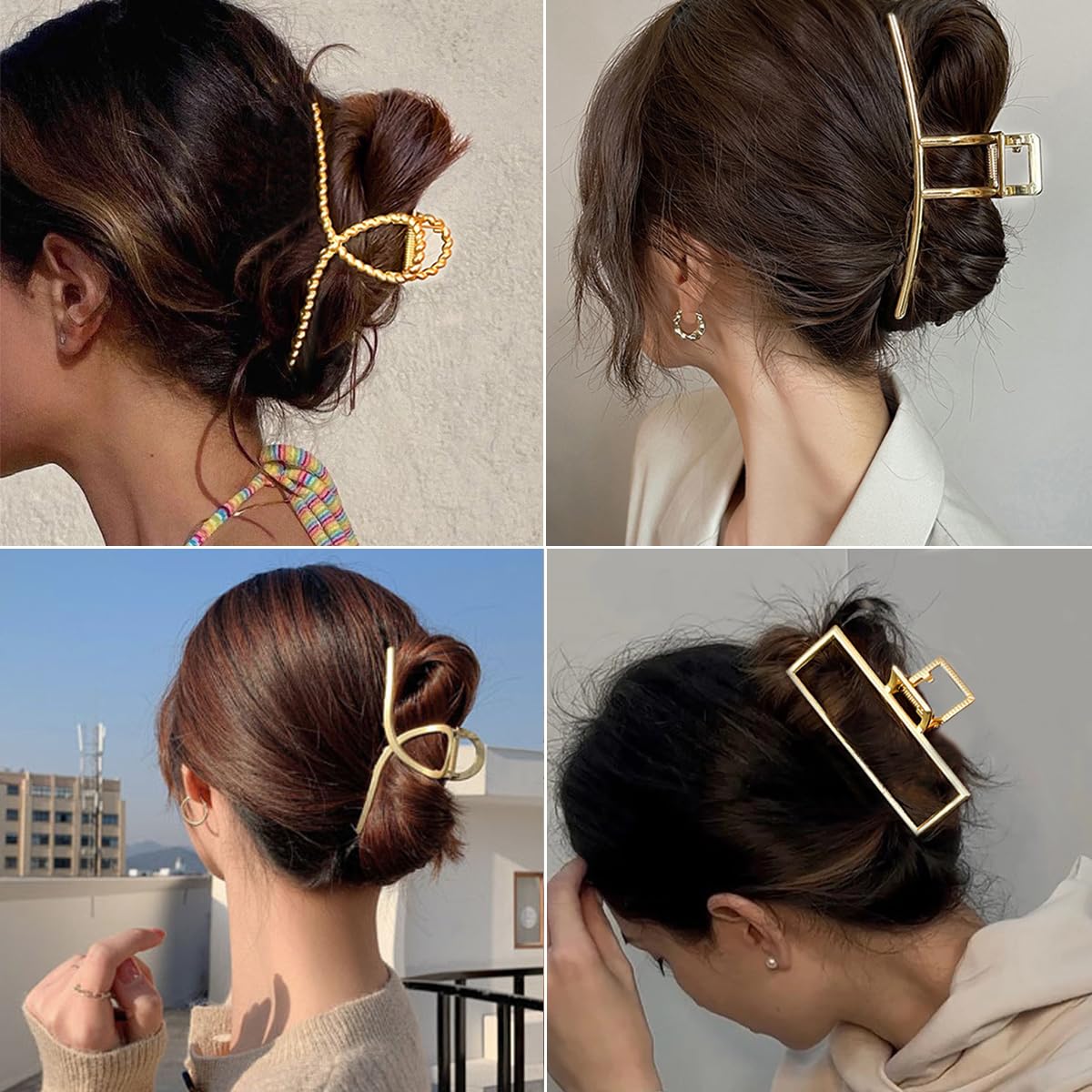 Parcce side profile of a clip showing curved jaw for comfort