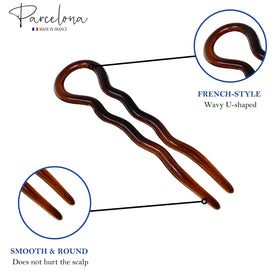 Parcelona edge and tooth smooth finish protecting hair from snags