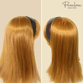 Set of two Parcelona headbands in packaging for gifting or storage