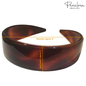Side profile of Parcelona 1-inch width band demonstrating comfortable fit
