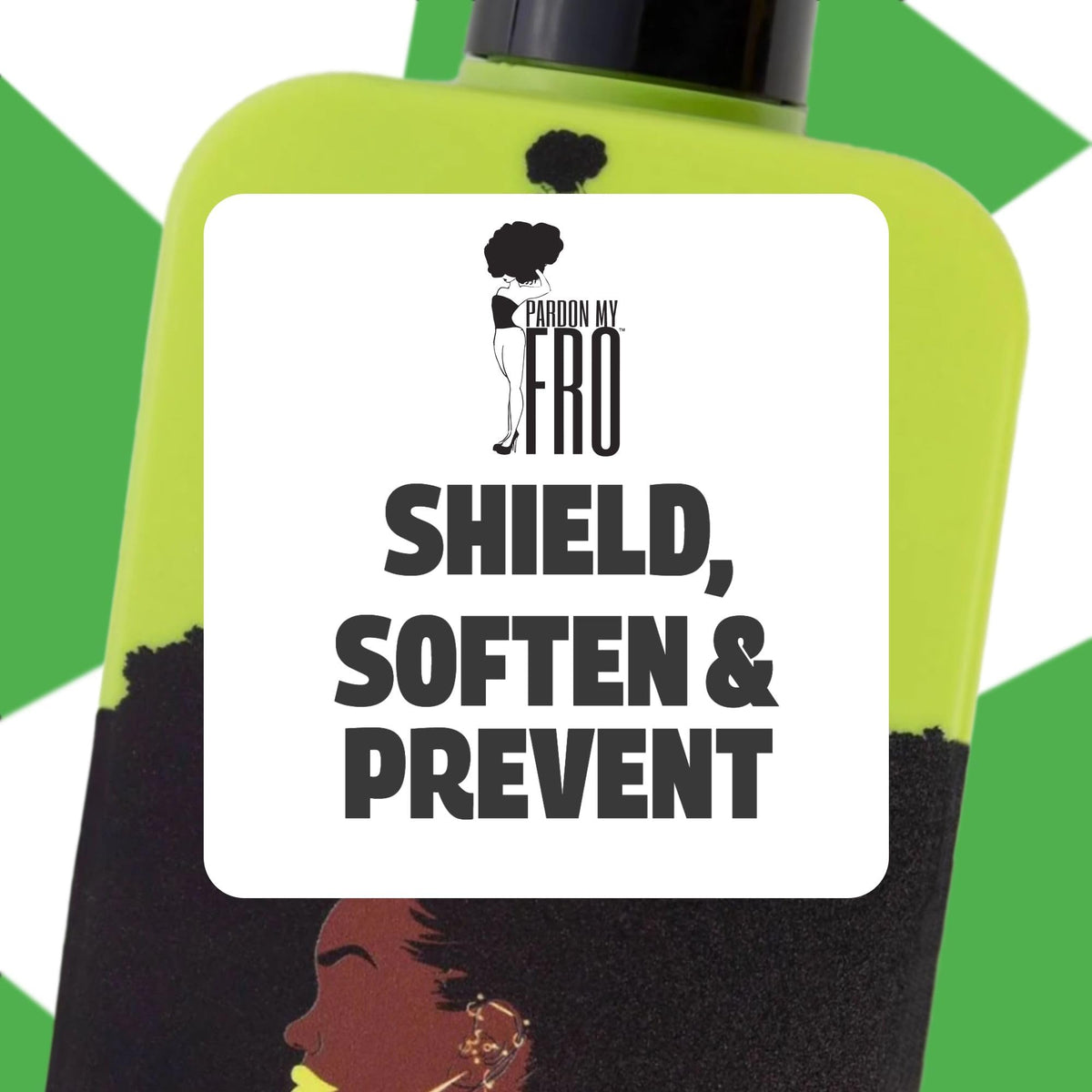 Pardon My Fro applied to damp curls improving detangling and softness