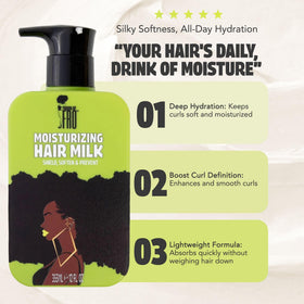 Pardon My Fro ingredient label highlighting jojoba and argan nourishment