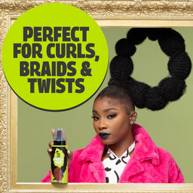 Pardon My Fro mousse foam on palm illustrating lightweight texture and workable hold