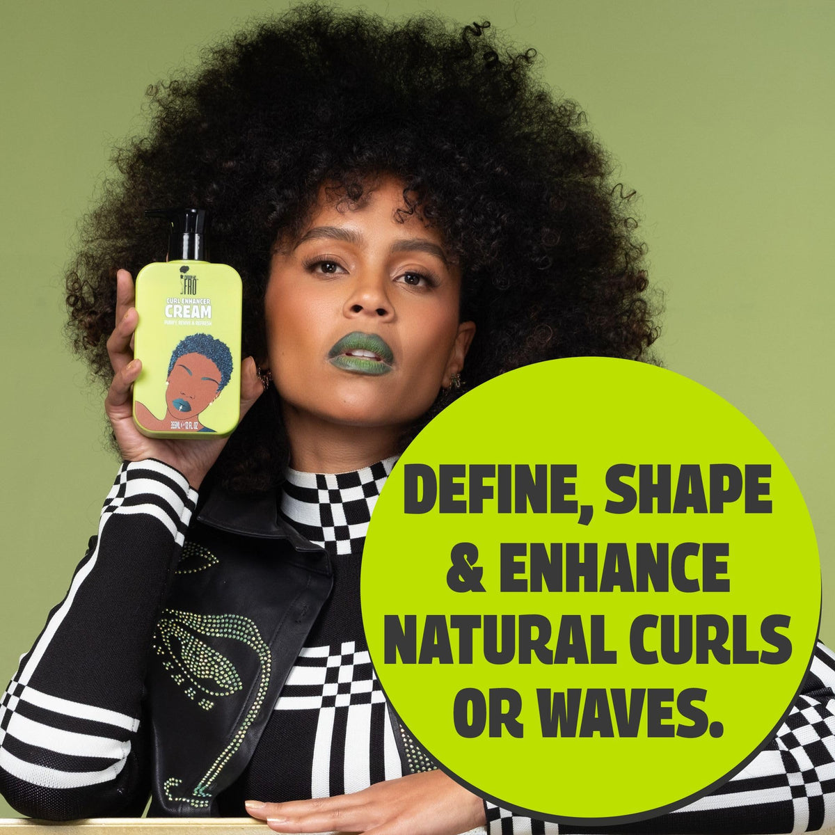 Pardon My Fro cream swirl close-up highlighting smooth hydrating texture