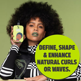 Pardon My Fro cream swirl close-up highlighting smooth hydrating texture