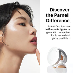 Parnell Cicamanu compact next to coin demonstrating travel-friendly size