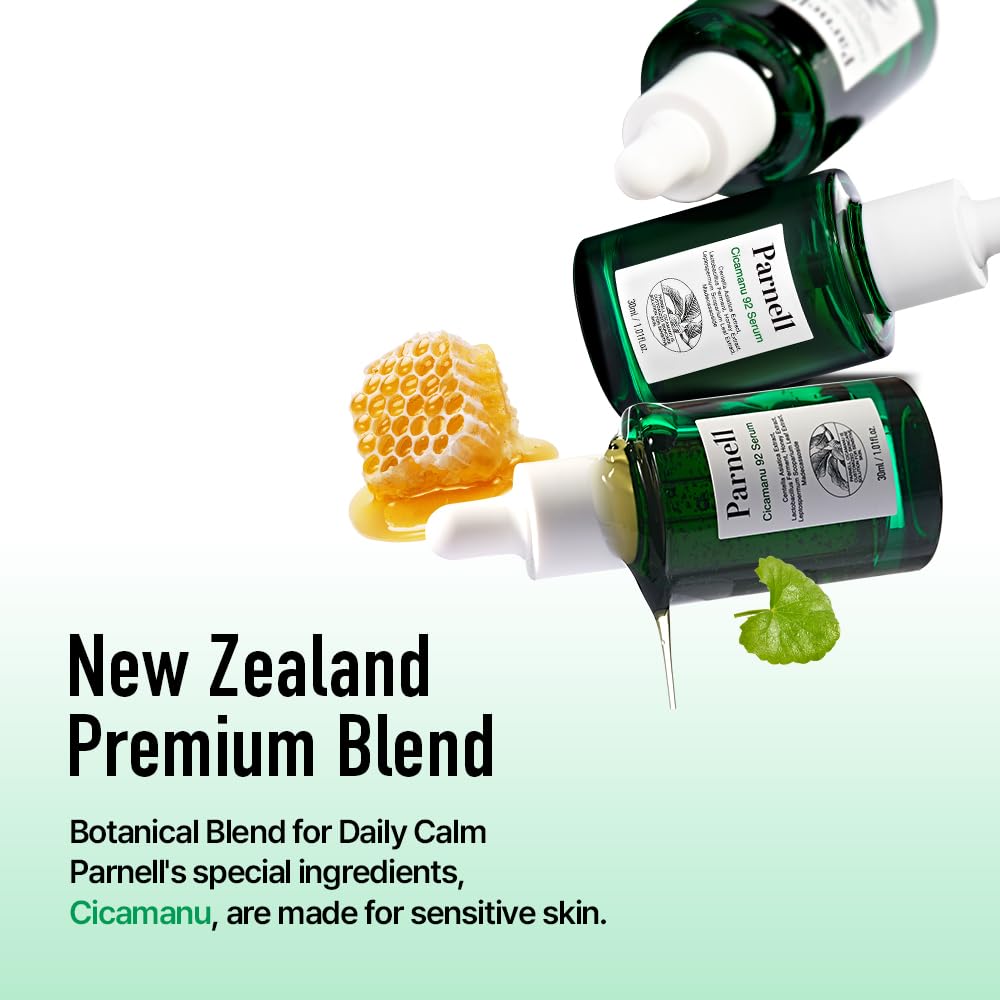 Parnell Cicamanu gel texture close-up, showing smooth finish and quick absorption